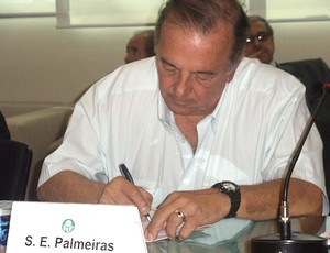 Roberto Frizzo, vice de futebol do Palmeiras (Foto: Julyana Travaglia/Globoesporte.com)