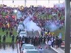 Protesto contra PEC dos gastos tem quebra-quebra e carro queimado