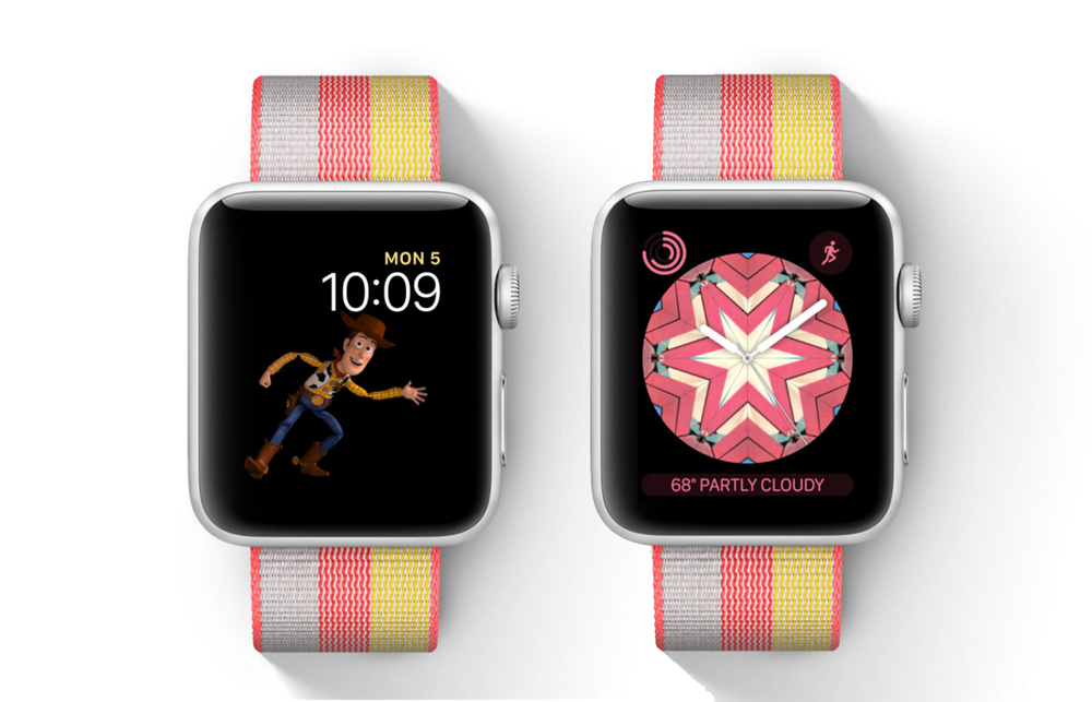 watchOS 4 ganhará novas máscadas do Toy Story e Caleidoscópio (Foto: Reprodução/Apple)