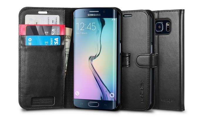 Capa para Galaxy S6 Edge Spigen Wallet S (Foto: Divulgação/MonkeyBiz)