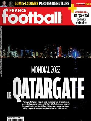 capa da revista France Footbal Qatar (Foto: Reprodução)