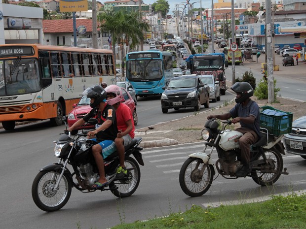 Motos representam 24,2% da frota total de veículos de São Luís (Foto: Biaman Prado/O Estado)