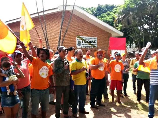 G1 Manifestantes deixam sede do Incra em MS após decisão da Justiça