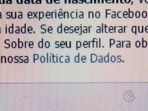 Redes sociais têm políticas para frear invasão de dados (Foto: Reprodução/ TV TEM)