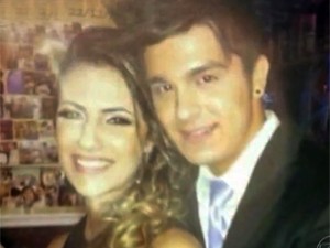 Luan Santana e a namorada Jade (Foto: Domingão do Faustão/ TV Globo)
