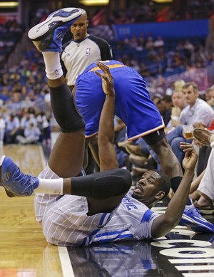 Orlando Magic x New York Knicks, NBA basquete (Foto: AP)