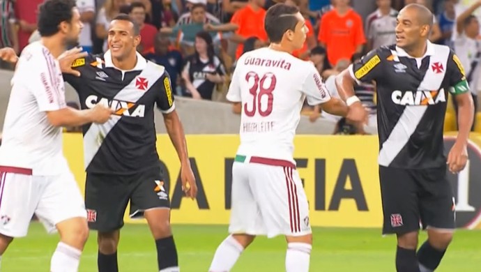 Fred e Rodrigo discutem Fluminense Vasco (Foto: Reprodução SporTV)