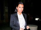 Grávida, Kim Kardashian já exibe silhueta mais cheinha