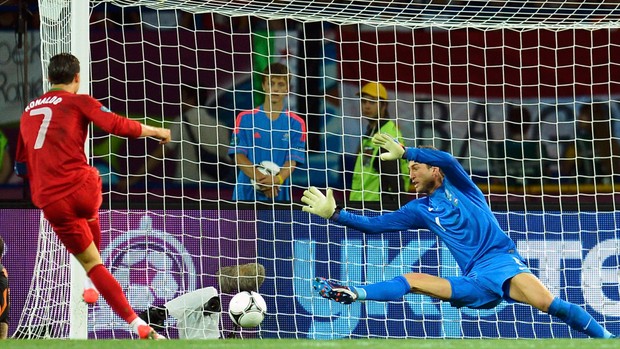 Cristiano ronaldo portugal gol holanda (Foto: Agência Reuters)