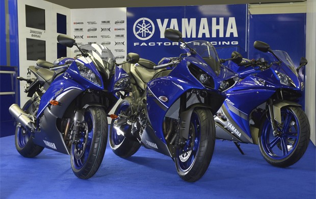 "Race Blue Series" nas Yamaha YZF-R6, YZF-R1 e YZF-R125 (Foto: Divulgação)