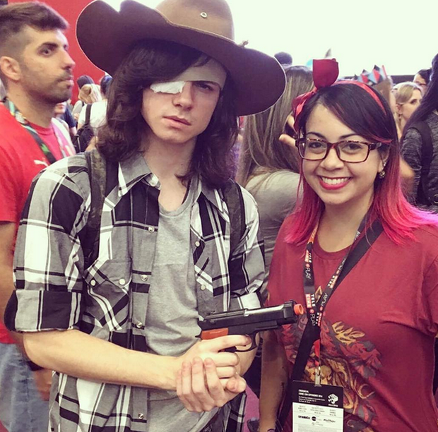 Seria de um casal de idosos o melhor cosplay da CCXP? Thewalkingdeadgeekdama