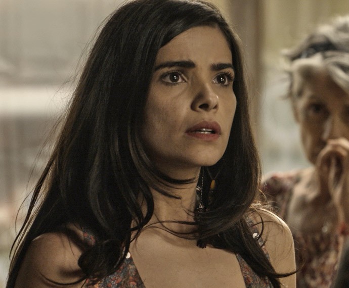 Tóia é pega na mentira e fica contra a parede (Foto: TV Globo) Tóia é pega na mentira e fica contra a parede (Foto: TV Globo)