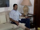 Agnelo Queiroz sofre acidente de moto em residência oficial no DF