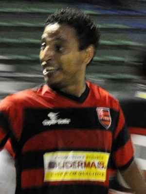 Edson Di comemora gol diante do Parnahyba (Foto: Renan Morais)