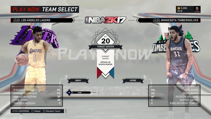 Como jogar NBA 2K17, o novo game da série de basquete (Foto: Reprodução/Felipe Vinha)