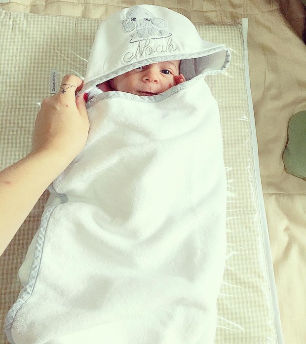 Jéssica Costa posta foto do filho, Noah (Foto: Instagram / Reprodução)
