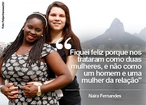 A produtora de eventos Naira Fernandes (à esquerda) e a técnica em informática Mayara Monteiro (Foto: Felipe Hamower/G1)