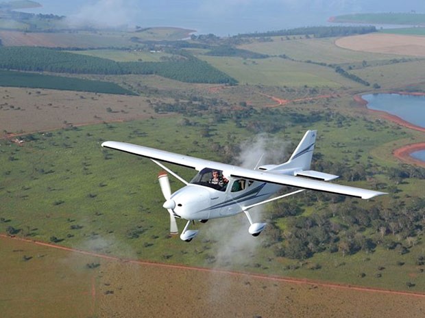 Agnus aeronave de Minas Lagoa da Prata,MG (Foto: Agnus Aviação/Divulgação)