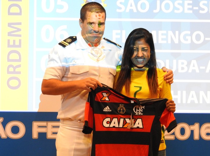 Maurine Flamengo draft CBF (Foto: Cintia Barlem)