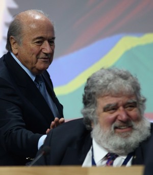 Chuck Blazer e Joseph Blatter (Foto: Getty)