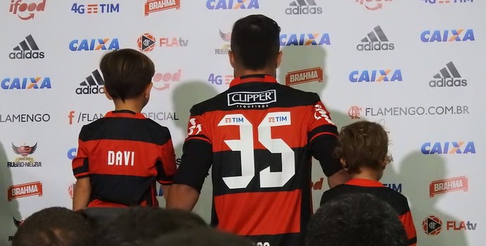 Apresentação Diego Flamengo (Foto: Fred Gomes)