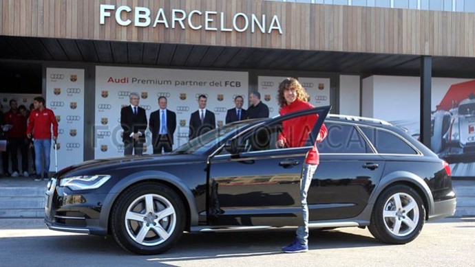 Puyol Barcelona Audi (Foto: Miguel Ruiz / Barcelona)