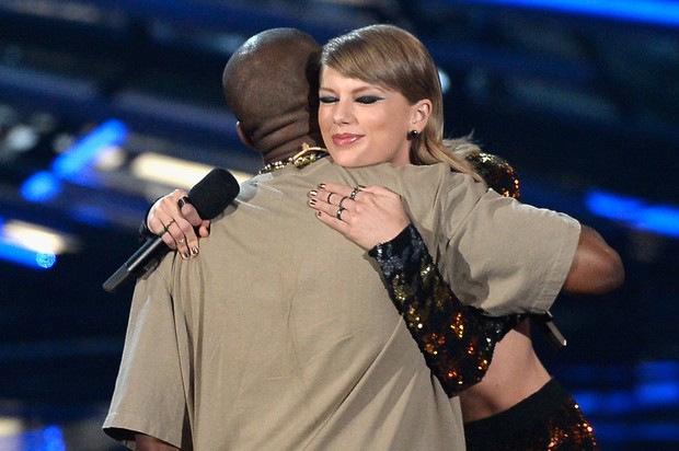 Kanye West e Taylor Swift (Foto: Getty Images / AFP)