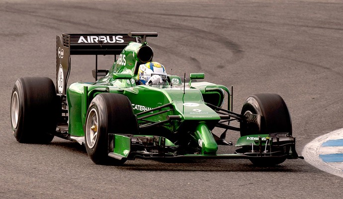  Marcus Ericsson testes Caterham F1 em Jerez (Foto: AFP)