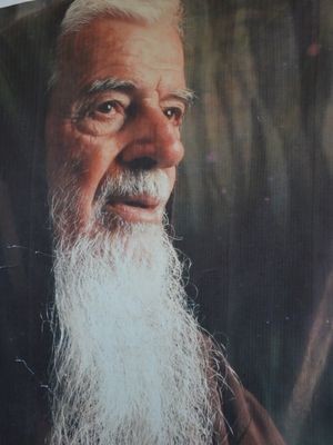 "Você percebe no olhar que ele está enxergando algo divino", diz Jorge dos Santos (Foto: Reprodução/G1 SE)