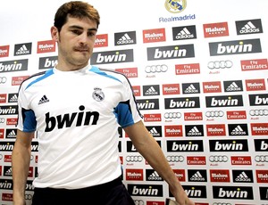 Coletiva Casillas, Real Madrid (Foto: Agência EFE)