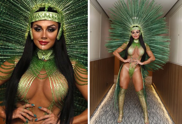 Juju Salimeni é rainha de bateria da X-9 (Foto: Fábio H. Mendes/Ed. Globo) Juju Salimeni é rainha de bateria da X-9 (Foto: Fábio H. Mendes/Ed. Globo)