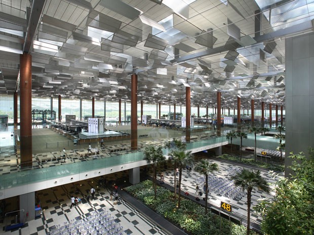 Aeroporto de Changi, na Cingapura, eleito o melhor do mundo em 2013 (Foto: Divulgação/Changi Airport Group)
