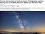 Fotógrafo capta estrelas da Via Láctea sobre os Alpes Suíços