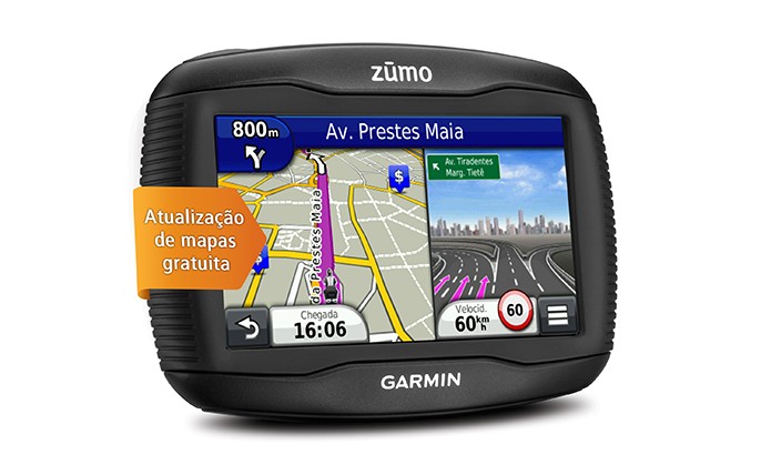Zumo 390LM é o novo GPS da Garmin destinado a motociclistas (Foto: Divulgação/Garmin)