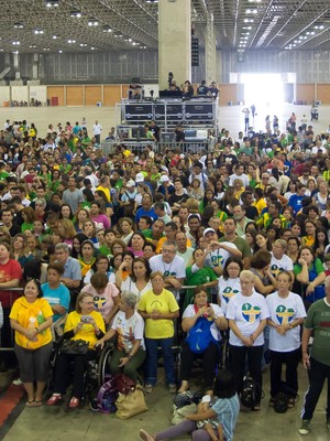 Missa inaugura Centro da Fé, no Riocentro, que receberá o Papa (ERBS JR./Frame/Estadão Conteúdo )