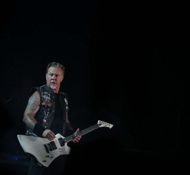 Show do Metallica no Rock in Rio fica sem som e sem luz por alguns minutos (Foto: Francisco Cepeda/AGNews-RJ )