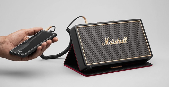 Caixa de som pode se conectar com smartphones por Bluetooth ou fio (Foto: Reprodução/Marshall)