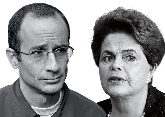 Marcelo Odebrecht e Dilma Rousseff (Foto: Cassiano Rosário/Futura Press e Evaristo Sa/AFP)