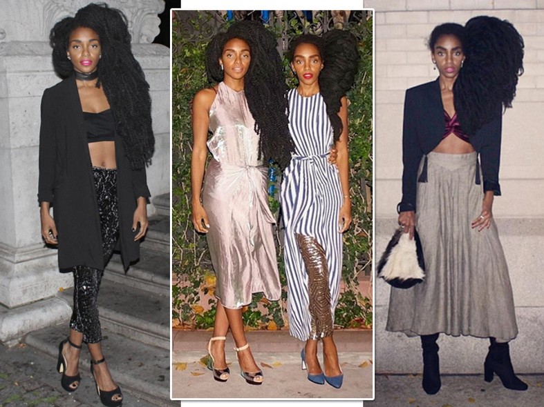 Tk Wonder e Cipriana Quann (@tk_wonder e @ciprianaquann) - As gêmeas que viraram sensação no mundo da moda, celebram a beleza natural afro e sabem como poucas coordenar looks estilosos 