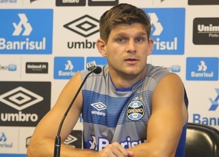 Jogador Walter Kannemman teve carro levado em assalto em Porto Alegre (Foto: Globoesporte.com)