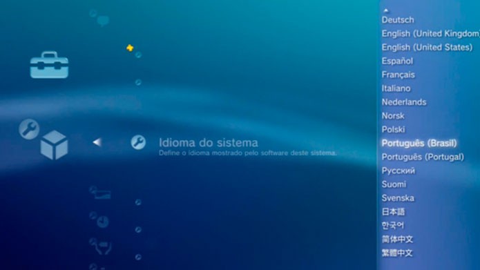 Altere o idioma do sistema para jogar em português (Foto: Divulgação)