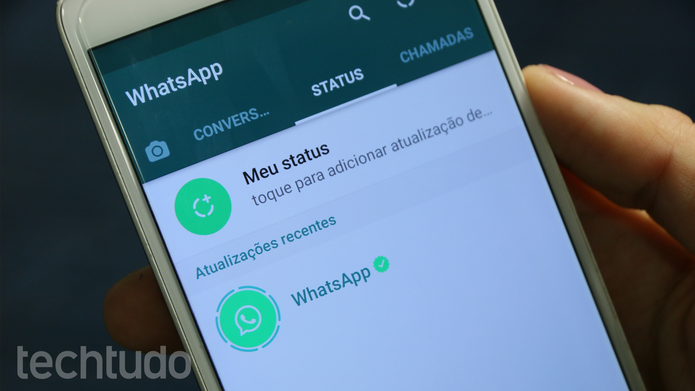 WhatsApp ganha status com fotos e vídeos; funcionalidade lembra o Snapchat Stories (Foto: João Gabriel Balbi/TechTudo)