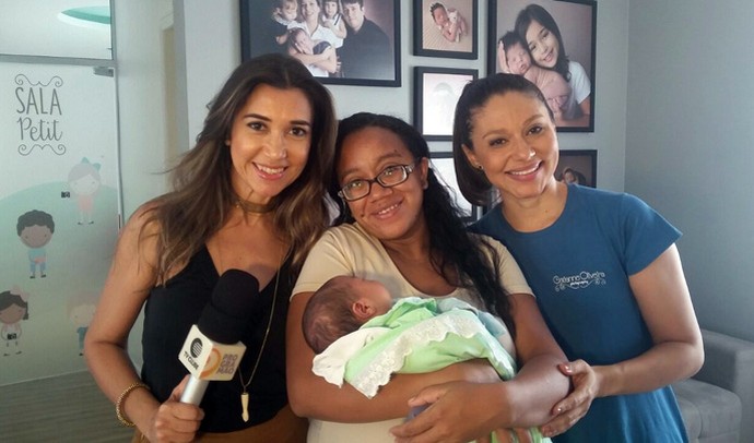 Programão convida o recém-nascido José Pedro para uma experiência incrível   (Foto: Gshow/Rede Clube)