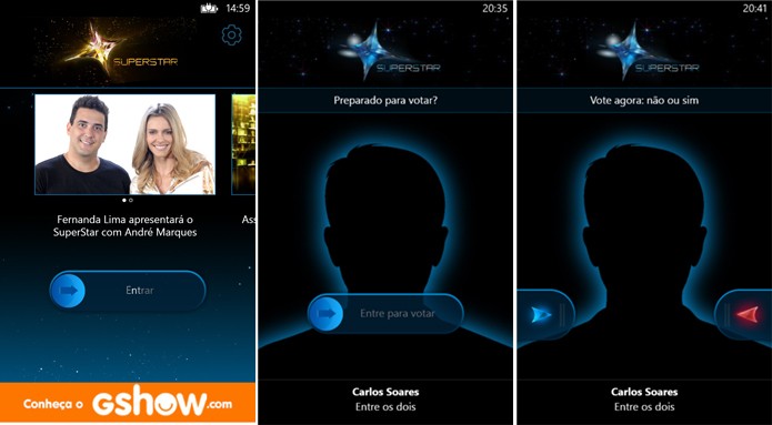 SuperStar é a nova competição musical da Rede Globo onde os membros poderão votar com o seu Windows Phone (Foto: Divulgação/Windows Phone Store)