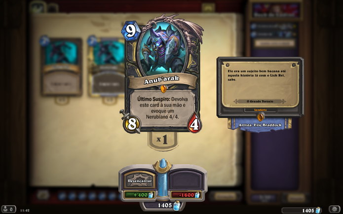 Em HearthStone, os lacaios possuem um valor de ataque e de vida (Foto: Reprodução/Caio Fagundes) Em HearthStone, os lacaios possuem um valor de ataque e de vida (Foto: Reprodução/Caio Fagundes)