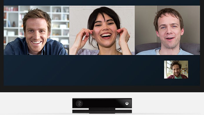 Usuários podem acessar e navegar no Skype pelo Kinect. (Foto: Divulgação)