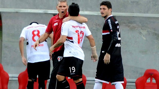 Paulo Autuori aloisio são paulo e náutico (Foto: W. Correia Neto / Agência Estado)