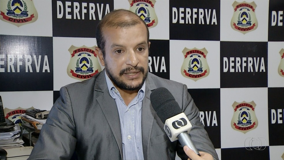 Delegado Rossílio Correia é o responsável pelas investigações (Foto: Reprodução/TV Anhanguera)