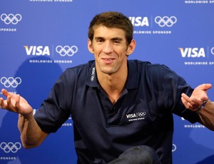 natação michael phelps coletiva (Foto: Agência AP)