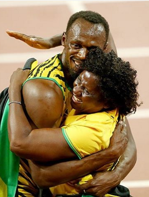 Usain Bolt Dia das Mães (Foto: Reprodução / Instagram) Usain Bolt Dia das Mães (Foto: Reprodução / Instagram)